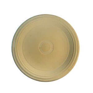 Vintage Fiesta Ware HLC Ivory Cream Plate 9 1/2" READ LOTS OF WEAR